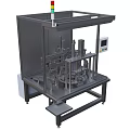 Industrial Equipment with Metal Frame Structure Tri Color Warning Light Control Panel and Mechanical Components