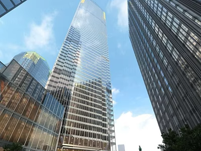 Modern Office Building Gangtai Super High-rise 3d model