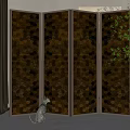 Modern Screen Partition 3d model