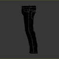 Black Slim Fit Jeans With Belt Loops Pockets And Seam Details For Casual Wear