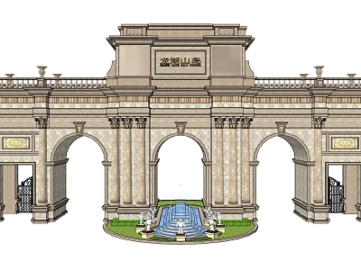 Gate 3d model