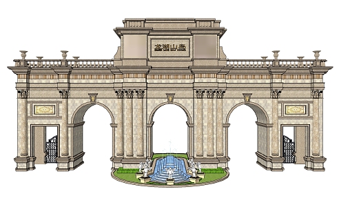 Gate 3d model