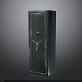 Green Metal Safe Furniture With Electronic Lock And Secure Design