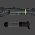 Military Weapons Featuring Camouflage Design And Green Yellow Black White Brown Color Components