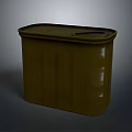 Practical Rectangular Brown Food Storage Container With Textured Surface And Lid