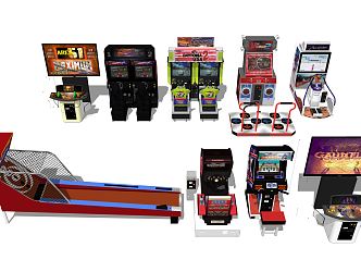 modern game machine video game 3d model