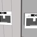 Direct drinking machine instant hot drinking machine embedded line machine water purifier water dispenser 3d model