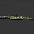 3D Rendered Underwater Terrain With Colorful Coral Fish And Marine Plants