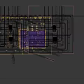Supermarket Department Store Open Layout With Shelves Products And Bright Lighting