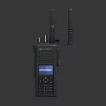 Motorola MOTOTRBO Black Two Way Radio With Antenna Keypad And Screen