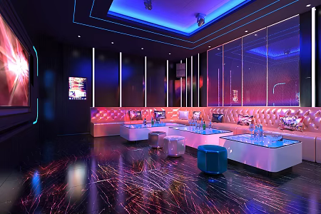 Modern KTV Box 3d model