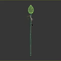 Isolated Plant Featuring Pine Cone Like Top Slender Stem And Small Green Leaves