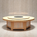 Chinese table round table 3d model