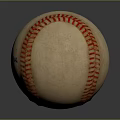 Durable Traditional Baseball Sport Equipment Featuring Red Stitching And Classic Design