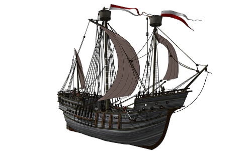 Modern Sailing 3d model