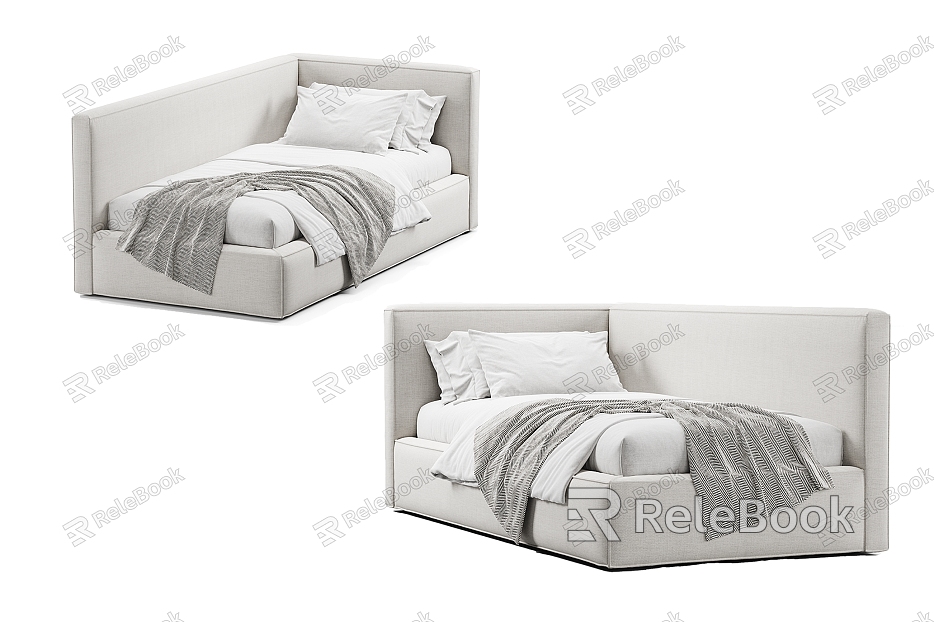 Modern Single Bed Simple Single Bed model