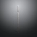Spear With Long Metal Shaft And Sharp Pointed Tip For Combat Use
