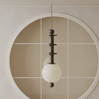 Modern chandelier 3d model