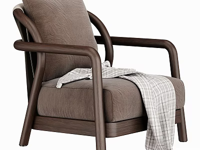 modern leisure chair armchair 3d model