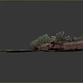 Detailed 3D Terrain Model Featuring Red Rock Formations And Green Vegetation Areas