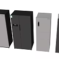 Modern refrigerator 3d model