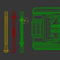 Metal Mechanical Components With Grid Frame Long Bars And Box Structure