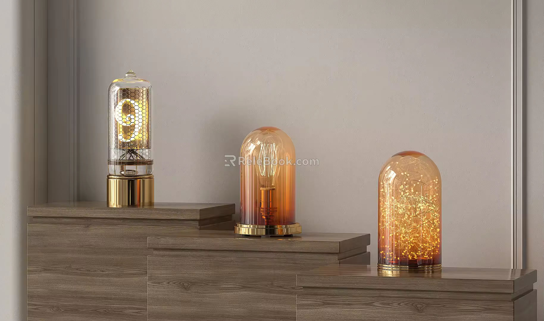 Light Luxury Table Lamp Simple Table Lamp 3d model