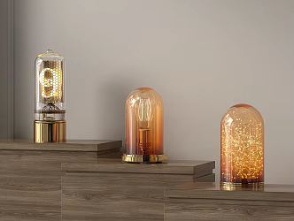 Light Luxury Table Lamp Simple Table Lamp 3d model