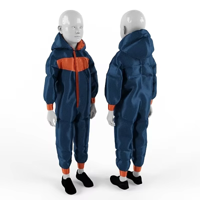 Modern Coat 3d model Modern Coat 3d model