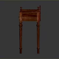Traditional Solid Wood Console Table With Drawers And Carved Legs
