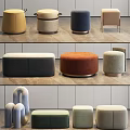 Modern Upholstered Sofa Stools In Various Colors And Stylish Designs For Home Decor