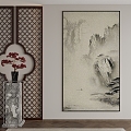 New Chinese Decorative Painting 3d model