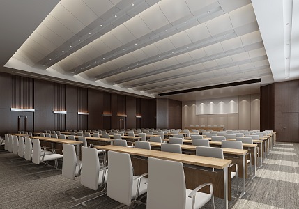 Modern Conference Hall Report Hall 3d model