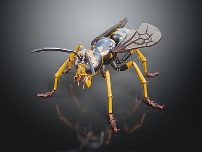 Modern Bee Ma Feng Wasp 3d model