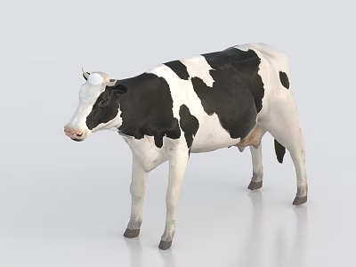 Modern cows 3d model Modern cows 3d model