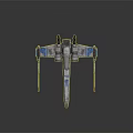Modern Spaceship Spacecraft 3d model