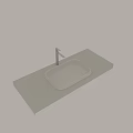 Modern White Oval Shaped Countertop Washbasin With Silver Faucet in Minimalist Style