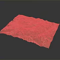 3D Terrain Landscape Featuring Mountainous Topography Undulating Terrain And Natural Landforms
