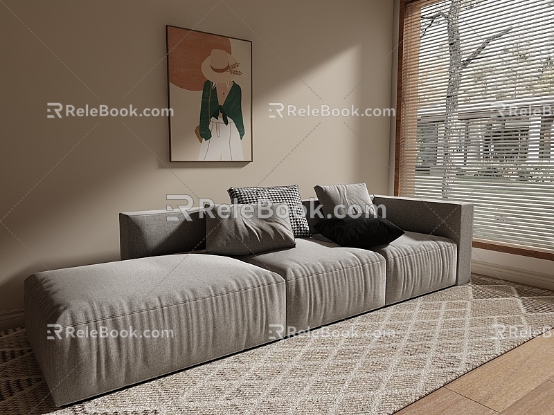 Living room 3d model