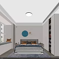 Modern Elegant Living And Dining Room Interior With Marble TV Wall And Comfortable Sofa Set