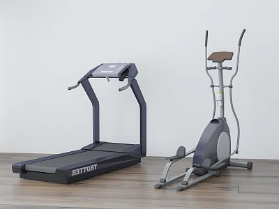 BESTFORT Indoor Sports Equipment Treadmill And Elliptical Trainer For Home Gym Use 3d model