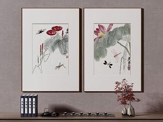 New Chinese Decorative Painting 3d model