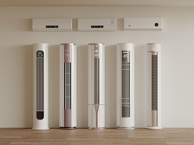 012 air conditioner modern air conditioner vertical air conditioner wall air conditioner 3d model