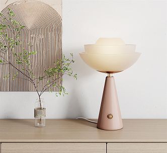 Modern table lamp 3d model