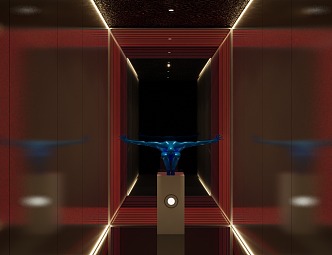 Modern Abyss Mirror The Gates of Hell 3d model