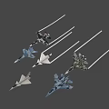Various Colored Fighter Jets Flying in the Sky With Different Models and Contrails
