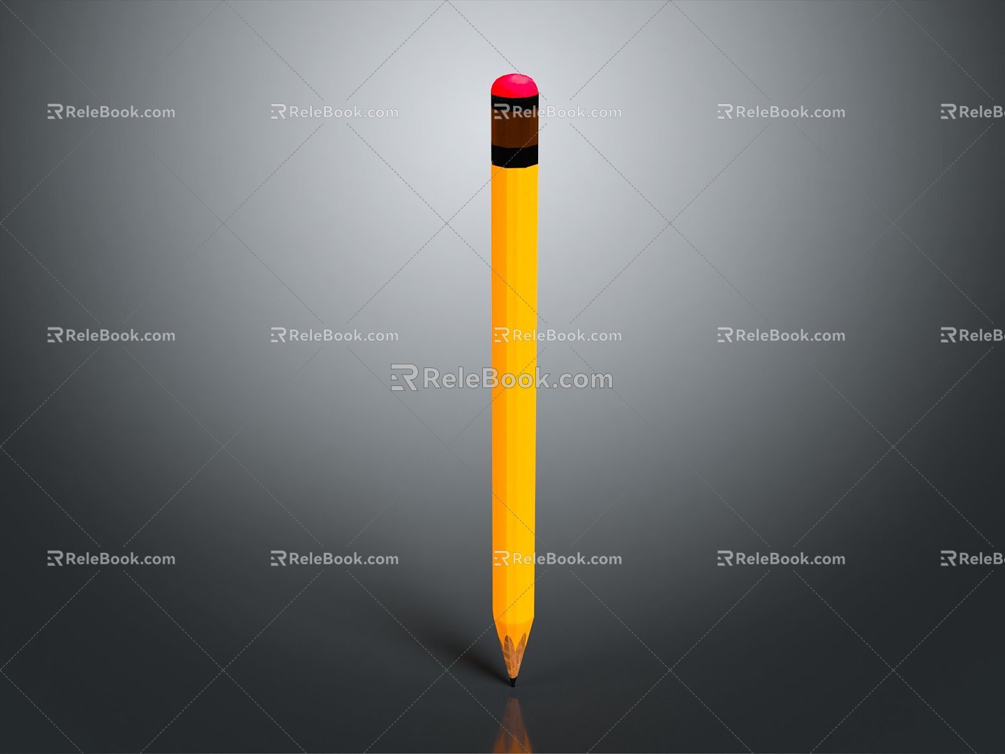 Modern Pencil Color Pencil Color Brush Painting Stroke Brush 3d model