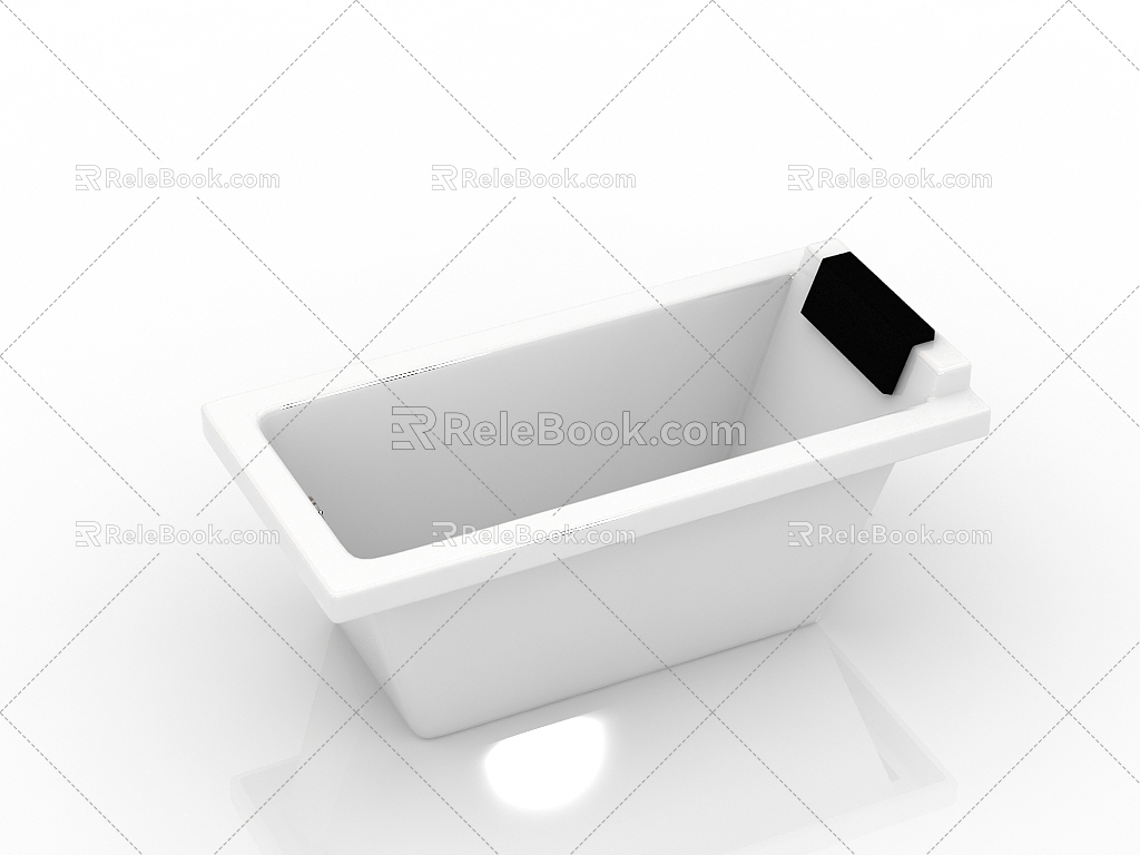 Modern Bathroom Supplies Bathtub 3d model