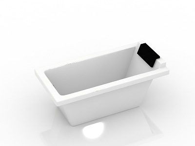 Modern Bathroom Supplies Bathtub 3d model