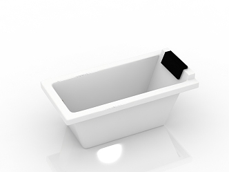 Modern Bathroom Supplies Bathtub 3d model